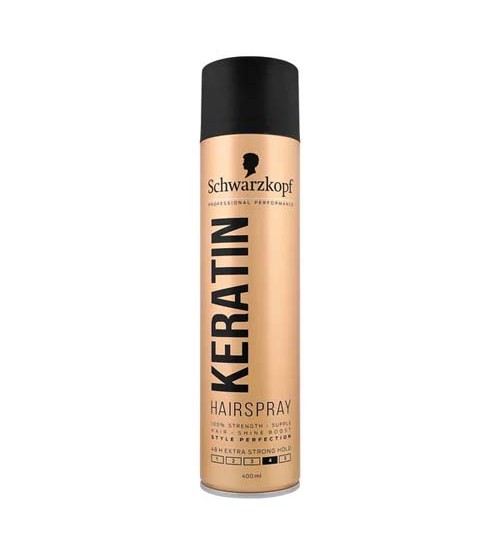 Schwarzkopf Keratin Hairspray Extra Strong Hold 400ml